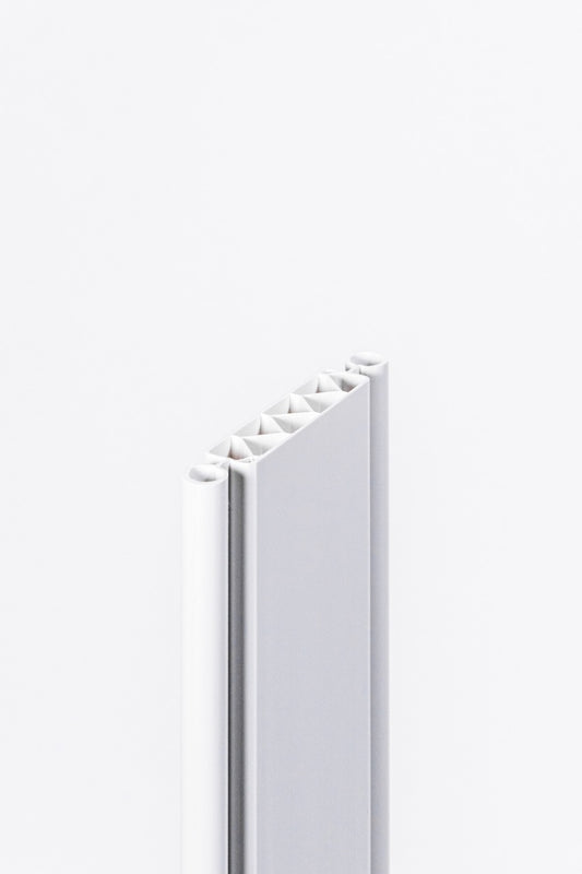 Balci Sarah vouwdeur smalle lamel onderdeel | begin- en eindlamel Sarah vouwdeur | lamel wit | kunststof vouwdeur onderdelen | Balci Sarah reserveonderdelen | Balci vouwdeuren collectie